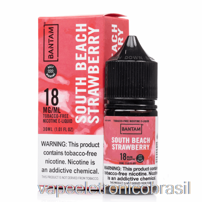 Vape Vaporesso Sais De Morango De South Beach - Bantam Vape - 30ml 48mg